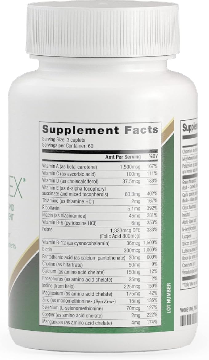 AdvoCare CorePlex - Daily Supplement with Vitamins & Minerals - Includes Vitamins A, C & E - Contains Magnesium, Zinc & Calcium - 180 Caplets