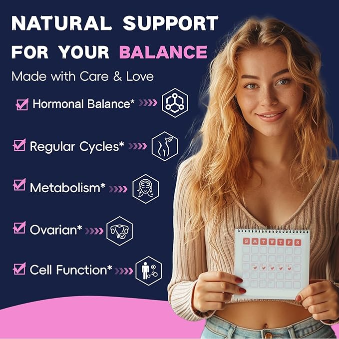 Inositol Supplement for Women with Vitamin D3, Folate, 40:1 Ratio Myo-Inositol 3000mg & D-Chiro Inositol 75mg Complex, (Vitamin B8) Inositol Capsules, 90 Capsules, 30 Servings