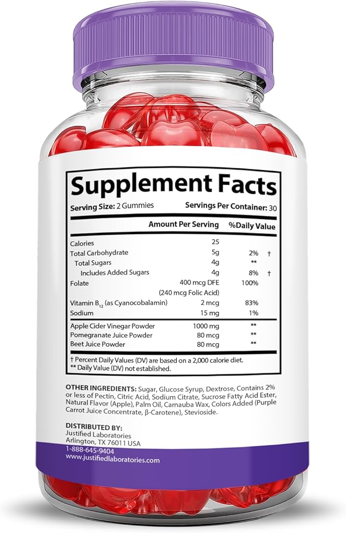 (5 Pack) Turbo Ripped Keto ACV Gummies Advanced Formula 1000MG Turbo Ripped Keto Gummies Apple Cider Vinegar Formulated with Pomegranate Beet Juice Powder B12 Vegan Non GMO 300 Gummys