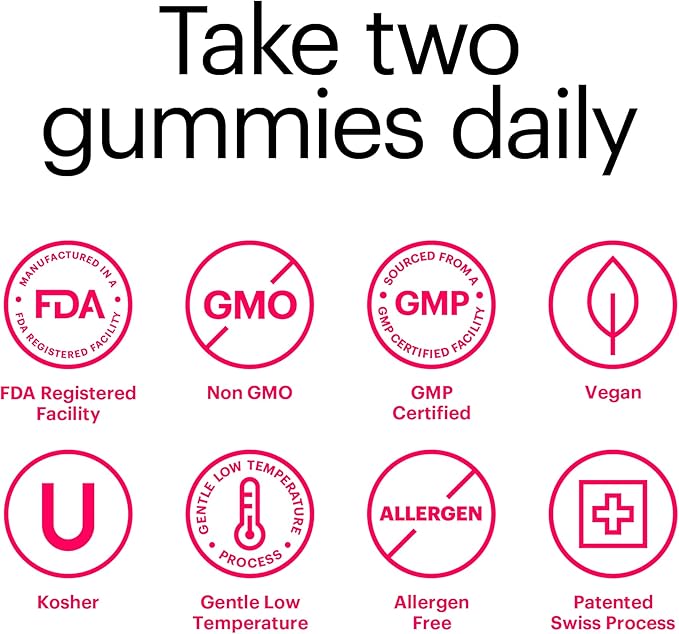 Wellthy Daily Multivitamin Gummy, Vegan Chewable Vitamins for Women & Men with Zinc, Biotin, Selenium, and Niacin for Skin, Nail, and Hair Support (Raspberry Flavor, 30 Day)