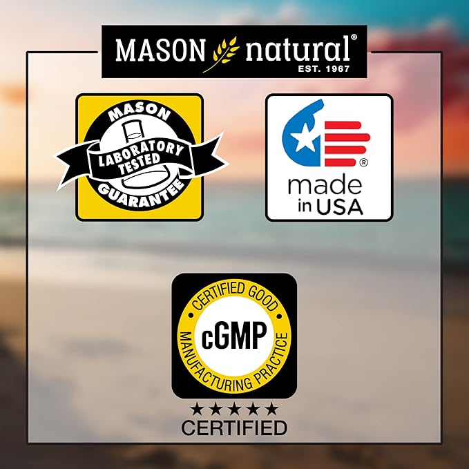 MASON NATURAL Healthy Kids Probiotic with Fiber - Healthy Digestive Function, Improved Gut Health, 60 Chewables