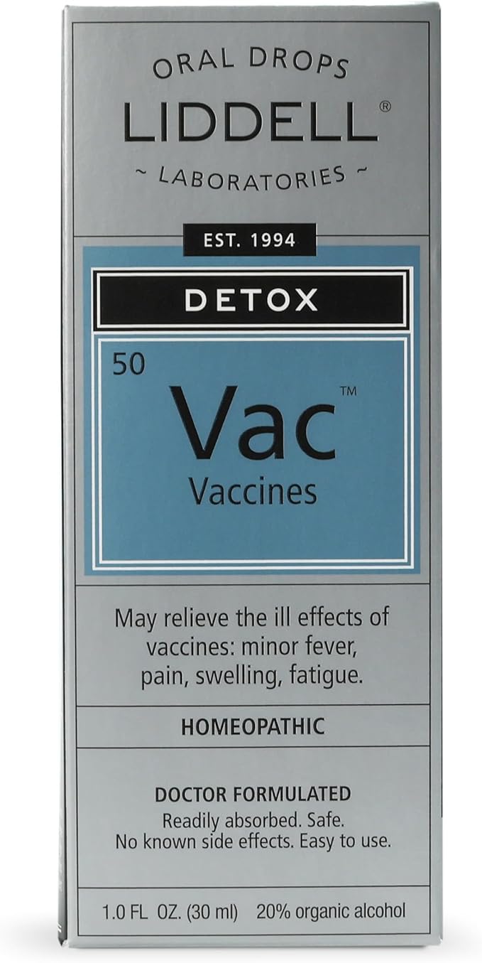 Liddell Homeopathic Vaccine Detox Oral Drops - 1 Oz