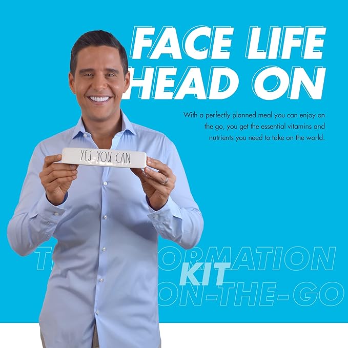 Yes You Can! Transform Kit Complete Meal Replacement - Contains Meal Replacement Powder Shake and Natural Meal Replacement Supplements, Nutritional Healthy Meals Replacement (Chocolate - 60 Servings)