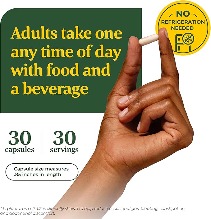 MegaFood Digestive Probiotic - 12 Strain Vegetarian Probiotics for Women & Men, 30 Billion CFUs, Support Gut Health, Probiotics for Digestive Health Help Relieve Occasional Gas & Bloating, 30 Capsules