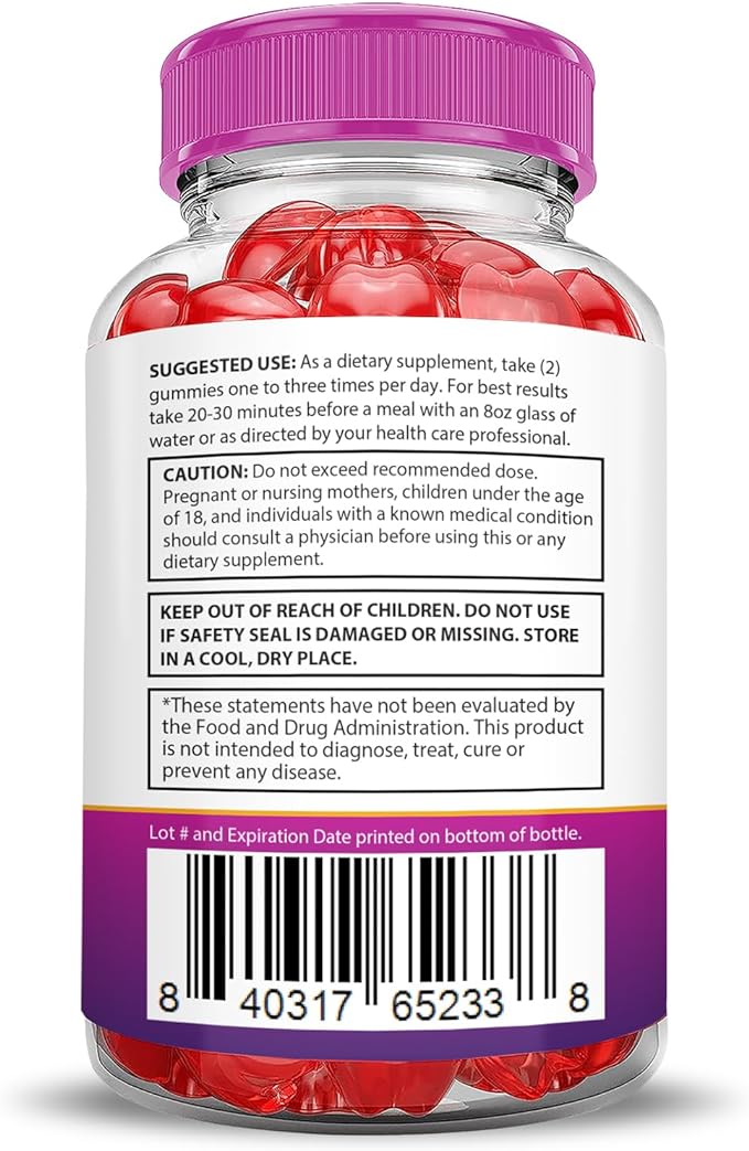 (2 Pack) Ripped Results Keto ACV Gummies Advanced Formula 1000MG Ripped Results Keto Gummies Apple Cider Vinegar Formulated with Pomegranate Beet Juice Powder B12 Vegan Non GMO 120 Gummys