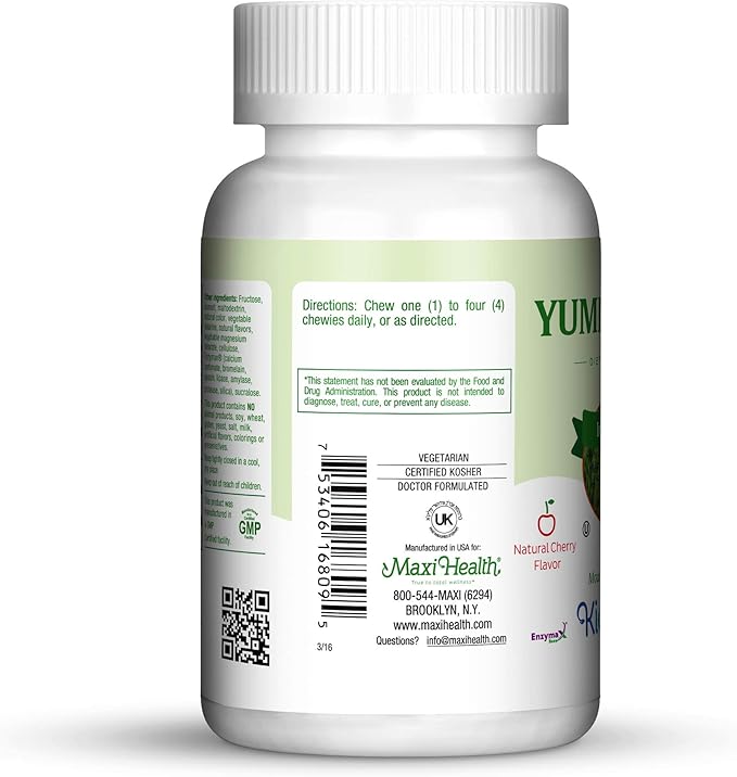 Maxi Health Vitmain C with Zinc Immune Booster - 90 Chewable Tablets