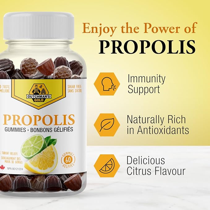 Dutchman's Gold Propolis Immunity Gummies, 60 CT
