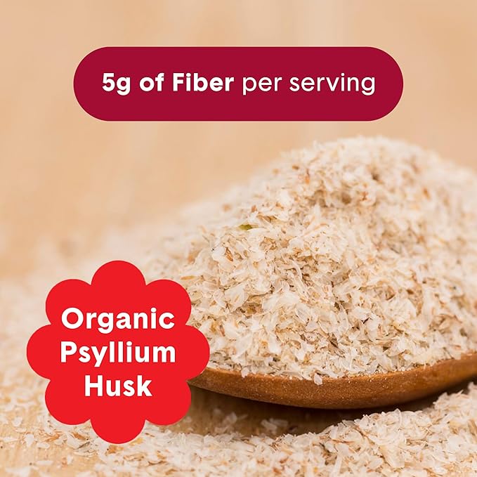 Bellway Super Fiber Powder + Fruit (3 Pack), Sugar Free Organic Psyllium Husk Powder Fiber Supplement for Regularity, Bloating Relief & Gut Health, Non-GMO, Plant-Based, Raspberry Lemon (150 Servings)