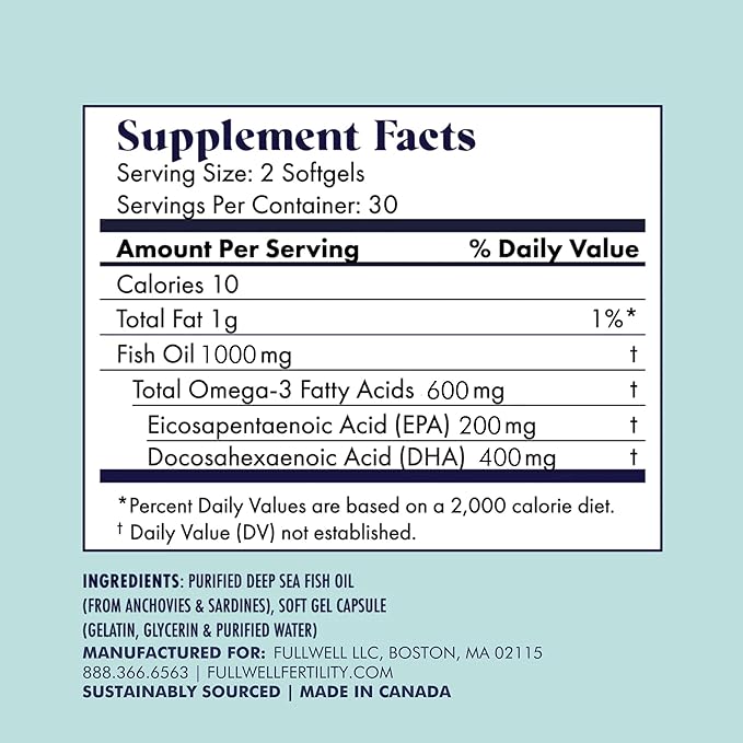 Prenatal Vitamin + DHA | Omega 3 Fish Oil with DHA & EPA for Brain Development & Nervous System Support | 26+ Vital Nutrients | Dietitian-formulated, Non-GMO, 3rd Party Tested, 30 Servings