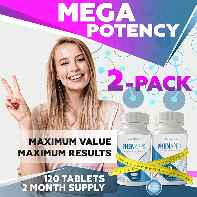 Diet Pills (Pack of 2) – 2x Potent Thermogenic Fat Burner and Metabolism Support - Appetite Suppressant Mood & Brain Function and Weight Loss Management Boost for Men and Women.