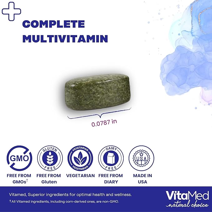 Vegan Multivitamin for Women and Men with digestive enzymes, Probiotics, Vitamin D3, Vitamin C, Vitamin A, Vitamin B12, Multi Vitamin and Multimineral Supplement for Immune Support,60 Tablets