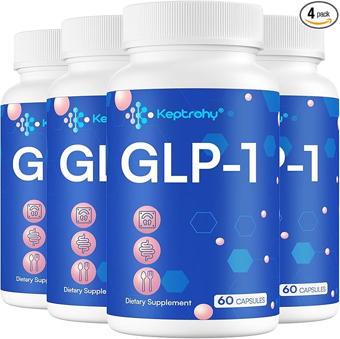 GLP-1 Support | GLP-1 Supplement, GLP Support Core with Synbiotics, Hops Extract, Eriocitrin Support GLP-1 Level Naturally, Take Before Meal, Natural GLP-1 Supplement for Women and Men - 4 Pack