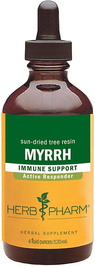 Herb Pharm Myrrh Liquid Extract for Immune System Support - 4 Ounce