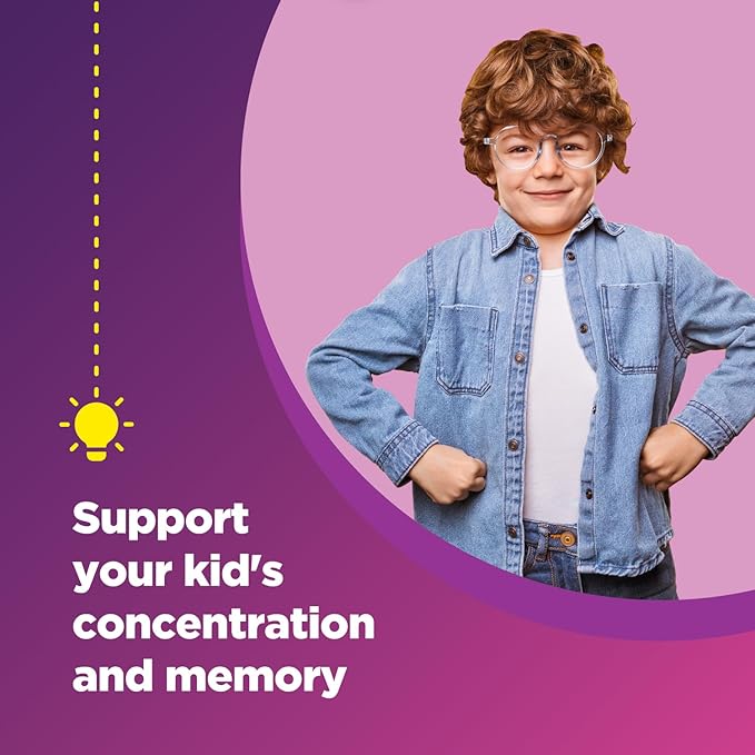 Tasty Kids Multivitamin with Iron Gummy - Gentle Iron Gummies for Kids and Toddlers with Vitamin C and B Complex - Non Constipating Iron Supplements for Kids - Vegetarian Non GMO Kosher Gluten Free