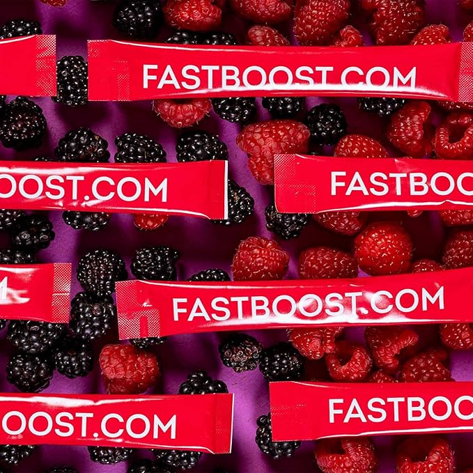WonderSlim FAST BOOST Energy & Hydration Drink Mix, Berry, with Electrolytes, Vitamins B, C & E, Antioxidants, No Sugar (14ct)