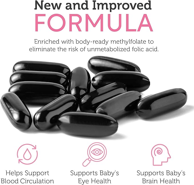 Zahler Prenatal Vitamin with DHA & Folate - DHA Supplements & Prenatal Multivitamin for Mother and Child - Kosher Prenatal DHA Prenatal Vitamins with Iron, Pre Natal Softgels 10 Count