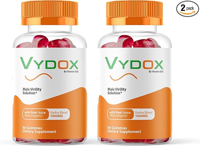 (2 PACK) Vydox Gummies, Vydox Plus Daily Health Supplement, Complete Formula for Overall Health to Support Performance, All Natural Gummys, Vy DOX Gomitas Reviews (120 Gummies) 2 Month Supply .