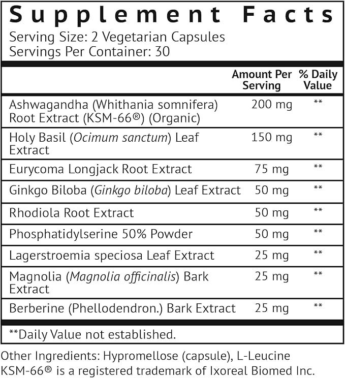 VitaMonk CortiTrax Natural Cortisol Blocker - Doctor Formulated Cortisol Manager, Cortisol Support & Cortisol Reducer (Already Within Normal Ranges)- 60 Capsule Cortisol Supplement