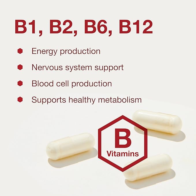 Protocol B Complex Neuro Factors - with Vitamin C, Alpha-Lipoic Acid, CoQ10, and More - 60 Veg Caps