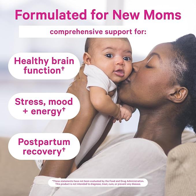 Pink Stork Total Postnatal Vitamin Gummies - Multivitamin for Postpartum Recovery and Lactation Support - Folic Acid, B6, & Vitamin C - Breastfeeding Essentials - 60 Gummy Vitamins
