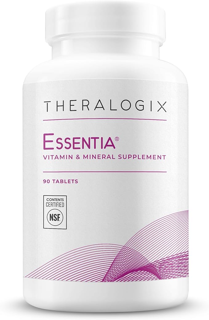 Theralogix Essentia Multivitamin for Women - 90-Day Supply - Women's Daily Multivitamin - Supports Immune Health & Bone Health - Includes Vitamin C, Vitamin D, Zinc & More - NSF Certified - 90 Tablets