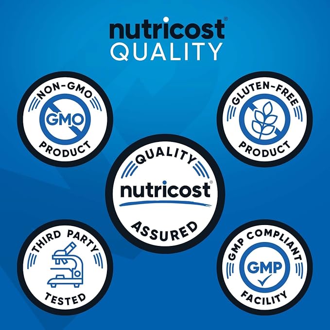 Nutricost Creatine Monohydrate 3000mg Serving, (750mg Per Capsule), 500 Capsules (2 Bottles)