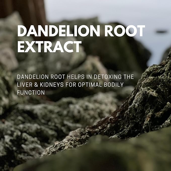 Chlorella, Lglycine, Dandelion Root. Enchances Immunity, Gut Health. Aids in reducing inflamation. Alkaline Body Detox from Heavy Metals, aids Liver/Kidney Health. No additives. 60 Cap