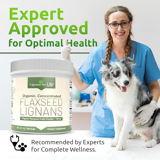 Lignans for Life - Natural Bulk Ground Flaxseed Powder - Omega 3 & 6 Fatty Acids Filled High Fiber Antioxidants - Support Healthy Heart & Hair, Healthy Immune System - 60 Servings 80mg per tab, 2 Pack