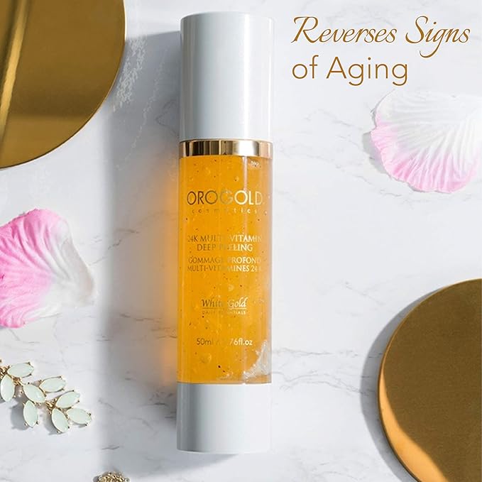 White Gold 24K Multi-Vitamin Deep Peeling Facial Exfoliator - 50 ml., 1.76 fl. oz.