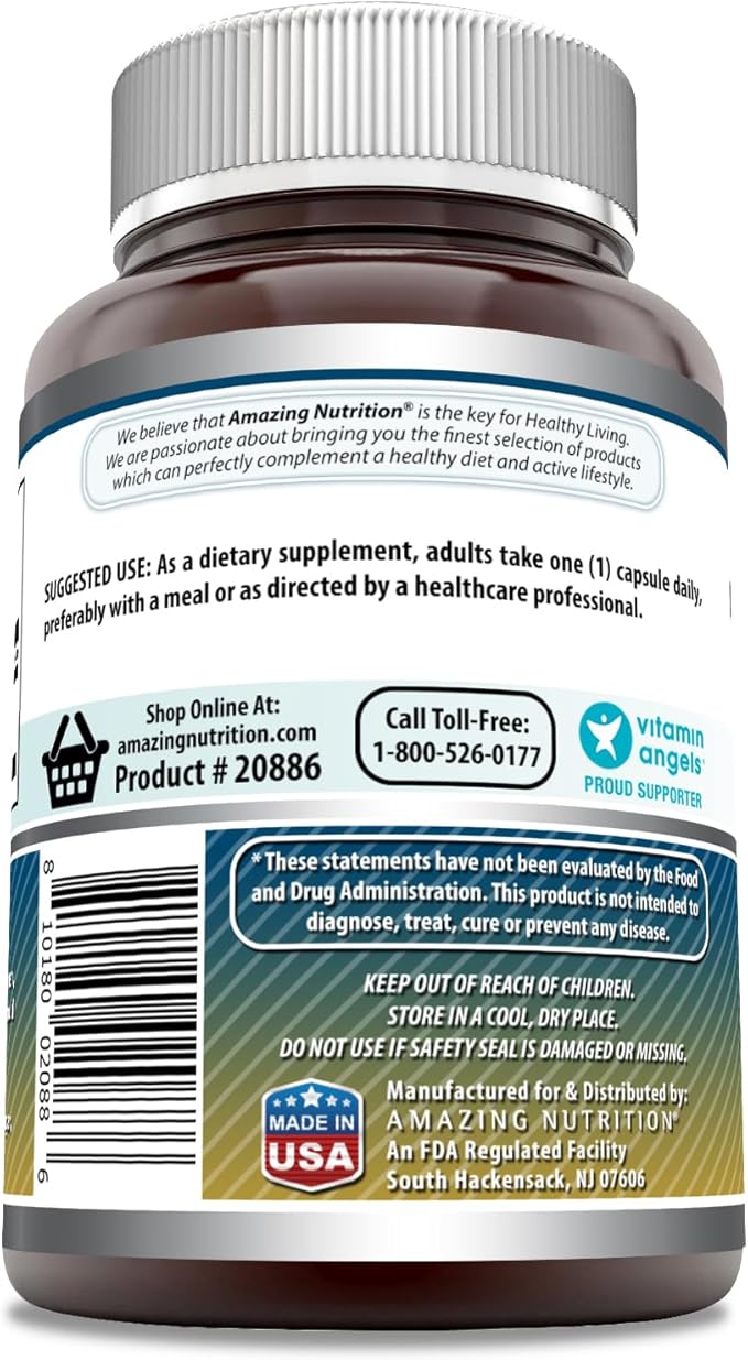 Amazing Formulas Taurine Amino Acid Supplement | 1000 Mg Per Serving | 100 Capsules | Non-GMO | Gluten-Free | Made in USA | Pack of 2
