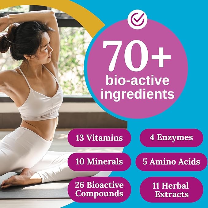 Xtendlife Total Balance Women's Multinutrient Supplement for Anti-Aging & General Health (120 Enteric Coated Tablets)