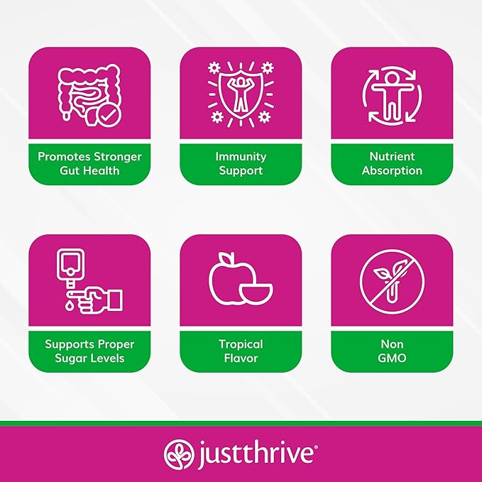 Just Thrive PREbiotic Powder - Digestive and Immune Support Supplement, 150 g