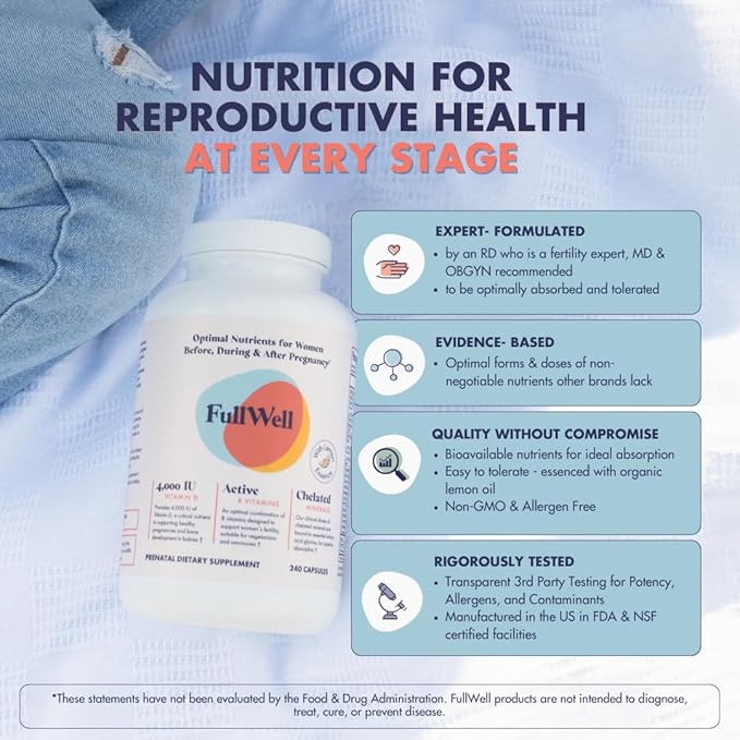 Prenatal Vitamins Lemon | choline, folate, vitamin D for fetal growth, brain development | 26 Vital Nutrients | Dietitian-formulated, OBGYN recommended, non-GMO, 3rd Party tested, 60 Servings