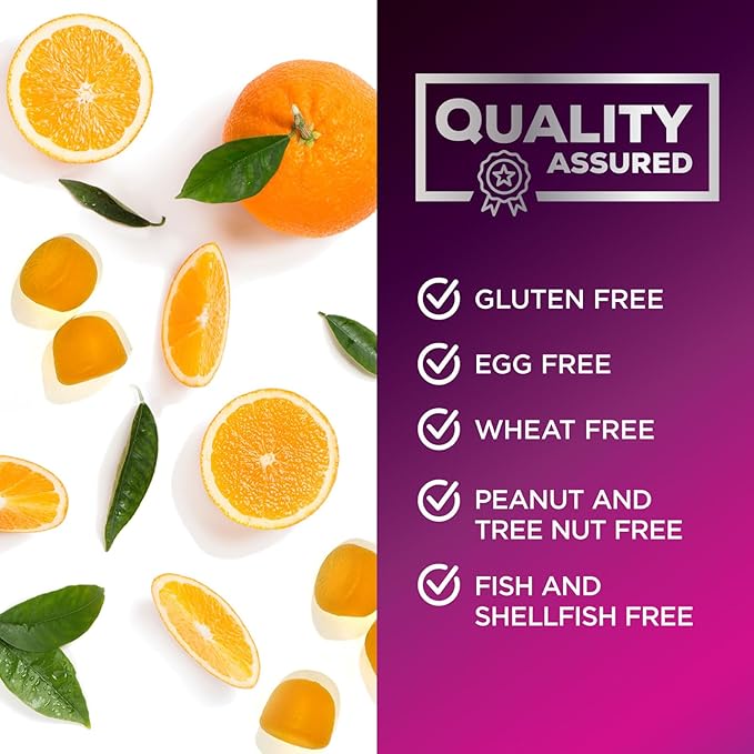 Probiotic Gummies for Digestive Health, Daily Probiotics for Women & Men, 5 Billion CFUs, Nature's Pro Biotics Gummy for Immune Support, Digestive Nutritional Supplements, Orange Flavor - 60 Gummies