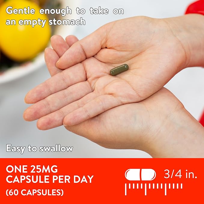 Active Iron High Potency Iron Supplement, Non-Constipating Gentle Iron Pills for Women & Men, 2X Better Absorption, Clinically Proven to Increase Iron & Energy Levels, 25mg (120 Capsules), Twin Pack