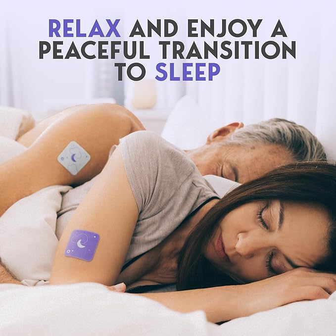 Klova Sleep Support Patches with Ashwagandha, L-Theanine, Hops, Melatonin, Valerian, GABA and Other Natural Ingredients: for Falling Asleep Faster, Staying Asleep Longer & Eliminating Groggy Mornings