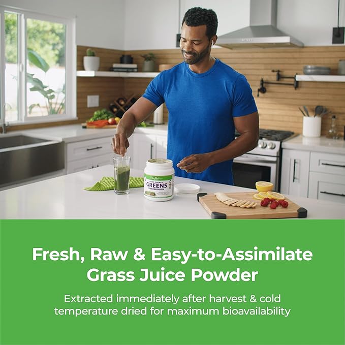 Paradise, ORAC Energy Greens Powder Extract, Super Antioxidants, Probiotics for Gut Health & Digestion, Vitamin C for Immunity, with Spirulina & Chlorella, Non-GMO, Gluten Free, 30 Servings