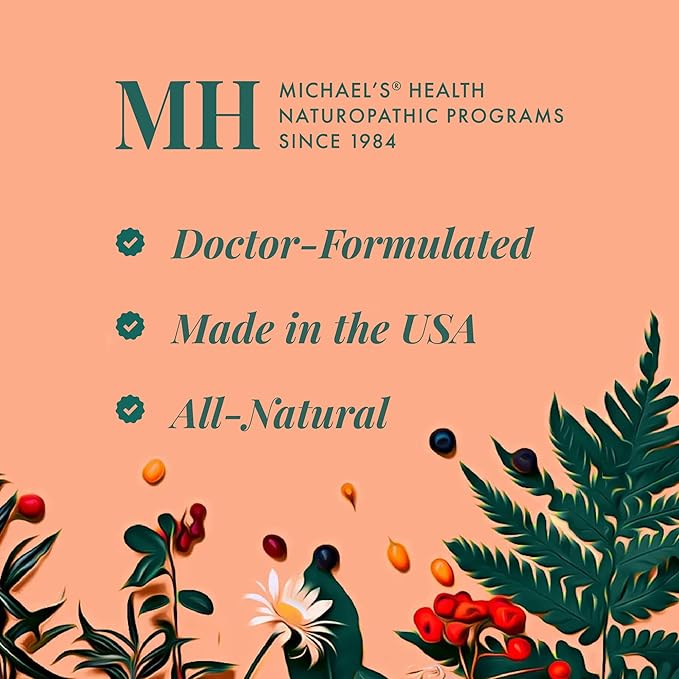 MICHAEL'S Health Naturopathic Programs Water Balance Factors - 120 Vegetarian Tablets - Helps Balance Fluid Levels - with Potassium & Vitamin B6 - Gluten Free, Kosher - 40 Servings