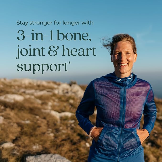 New Chapter Calcium Supplement - Bone Strength Organic Calcium with Magnesium, Vitamin D3+K2, 70+ Trace Minerals for Bone Health, Gluten Free, Easy to Swallow Slim Calcium Tablets - 120 Count