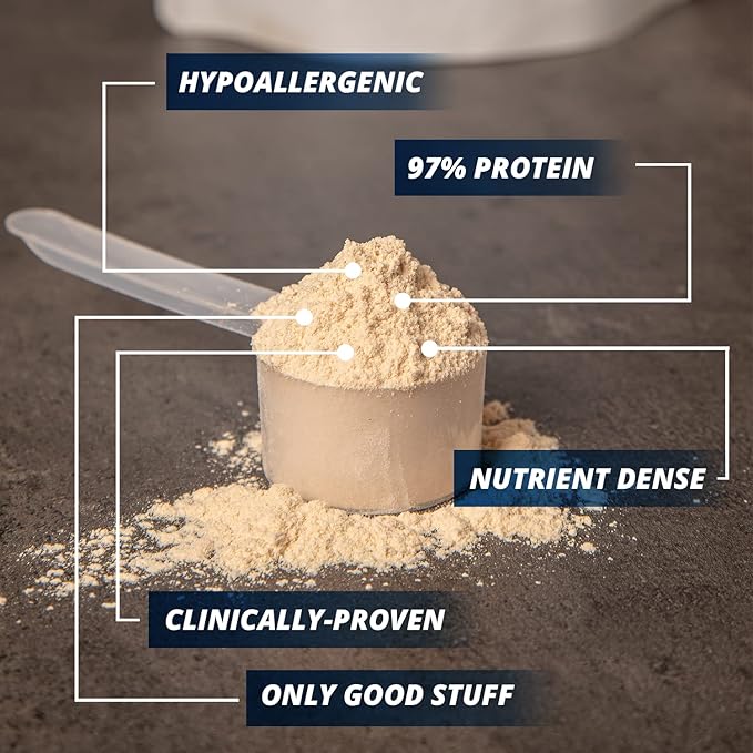 PureClean Protein 25G Organic Grass Fed Beef Bone Broth Protein from Swedish Cattle - Paleo & Keto-Friendly, Gluten-Free, Sugar-Free, Dairy-Free - Enhanced with Collagen Peptides - (615 Grams) Vanilla