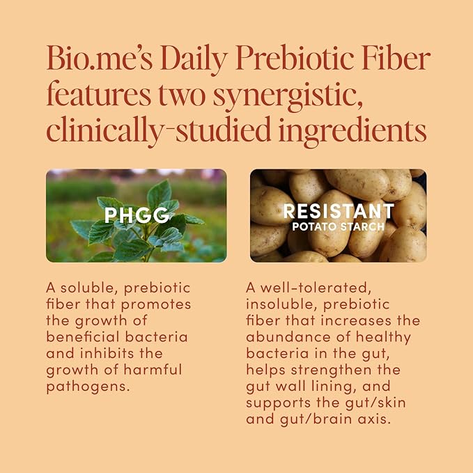 Daily Prebiotic Fiber (Chai) - Fiber Supplement Powder for Digestive Health & Gut Health - Fiber Powder Prebiotics, Non-GMO Dietary Fiber, Gluten & Sugar Free Soluble Fiber Supplements-30 Servings