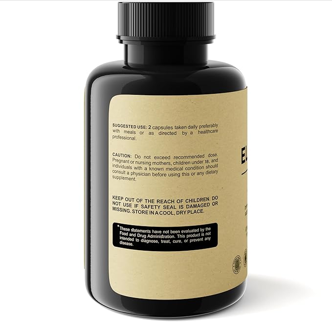 Elderberry with Vitamin C, Zinc, & Ginger – Potent Immune Booster 5000 Mg Elderberry, Zinc, & Vitamin C – Non-GMO Immunity Vitamins for Adults to Help You Feel Vibrant, 60 Caps.