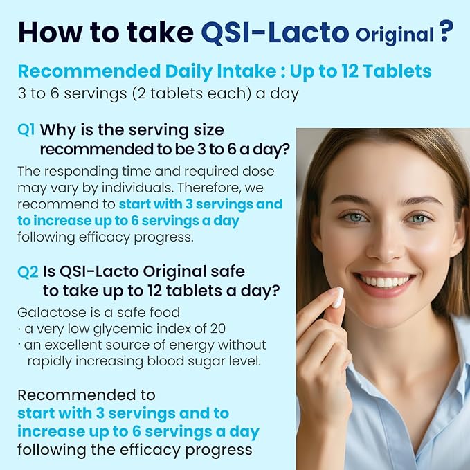 Original 2 Packs, 180 Servings, Naturally Supports GLP-1 Level Elevation, Galactose Included, Gut Health, Prebiotics, Chewable