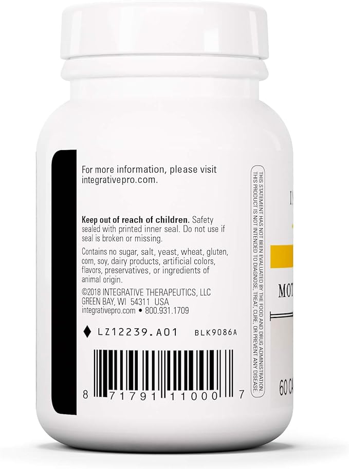 Integrative Therapeutics Motility Activator - Supports Gastrointestinal Motility and Transport* - Gut Health Support for Men and Women with Ginger Root and Artichoke Leaf Extract* - 60 Capsules