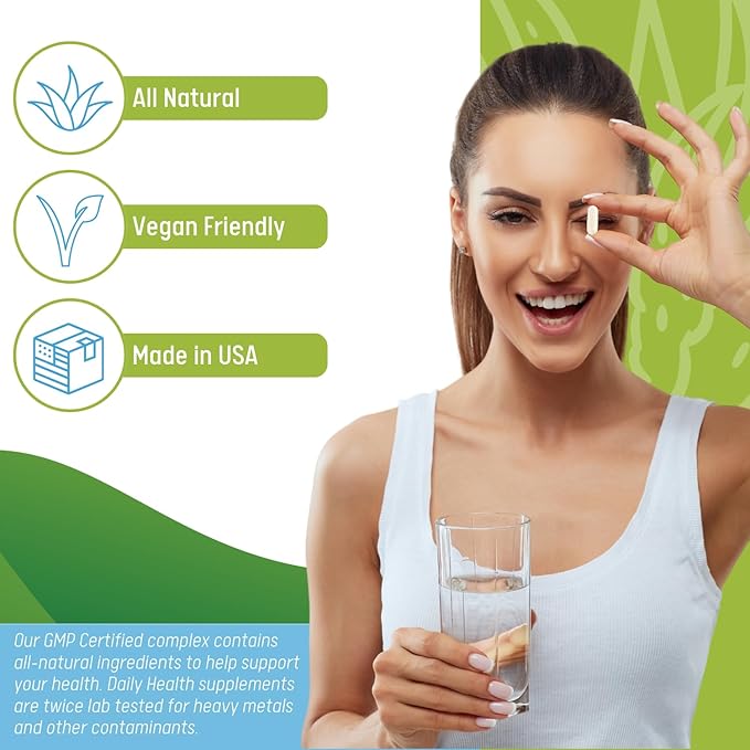 Daily Colon Cleanse 700mg All Natural Formula 10 Herbs, Fiber, Alfalfa, Aloe Vera, Rhubarb, Gentian, Buckthorn, Goldenseal, Lactobacillus acidophilus 60 Vegetable Capsules (Two 15 Day Cleansing Kits)