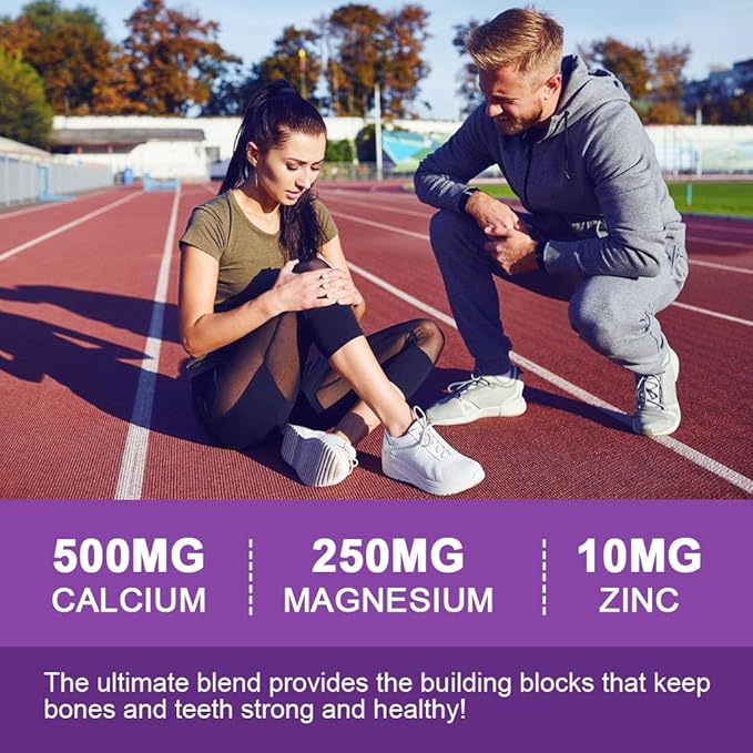 Sugar Free Calcium Magnesium Zinc Gummies with Elderberry and Sea Moss, Calcium Magnesium 2:1, Magnesium Glycinate, Potassium and Vitamin D3 for Bones, Muscles, Calm Mood & Sleep Support, 60 Gummies