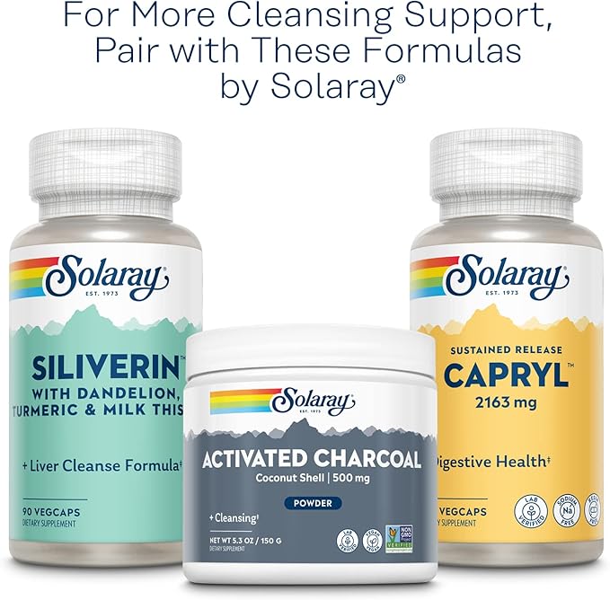 Solaray Yeast-Cleanse -- 180 Vegetarian Capsules