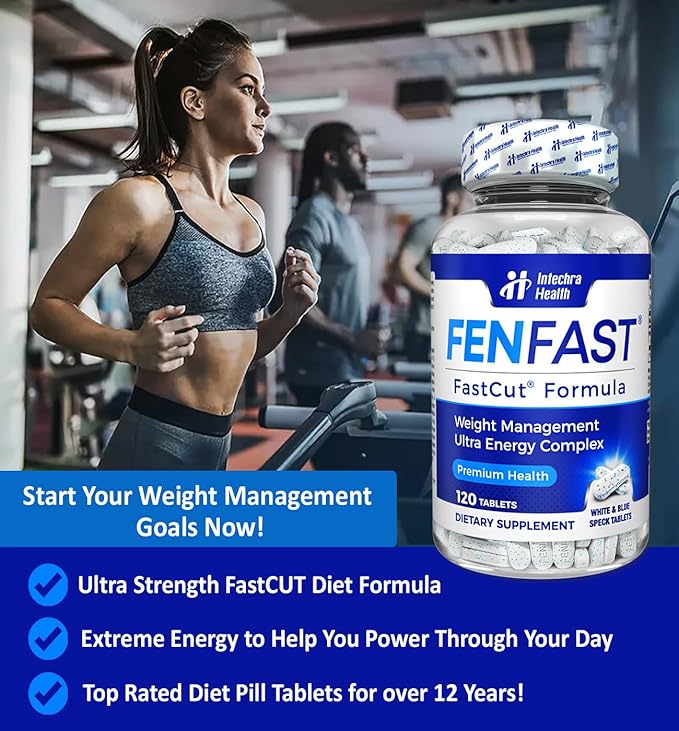Diet Pills That Work for Weight Management Best Diet Pills + Powerful Energy Boost 120 White Blue Tablets