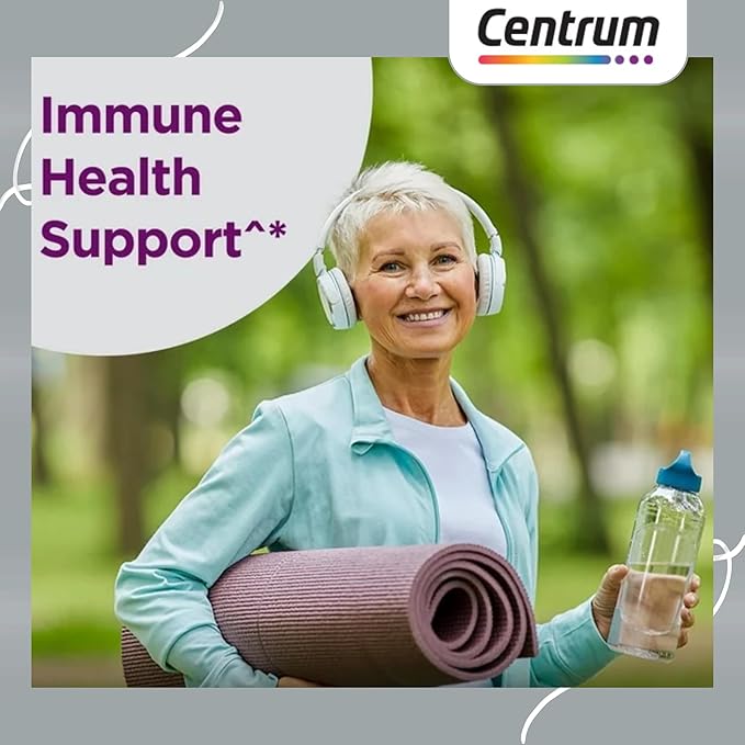 Centrum Silver Womens Multivitamin for Women 50 Plus, Multivitamin Supplement with Vitamin D3, B Vitamins, 65 Tablets (Pack of 1)