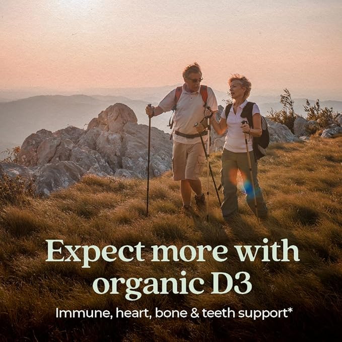 New Chapter Fermented Vitamin D3 2,000 IU, Organic, ONE Daily for Immune, Heart & Bone Support + Whole-Food Turmeric, Adaptogenic Reishi Mushroom, 100% Vegetarian, Gluten Free, 60 Count